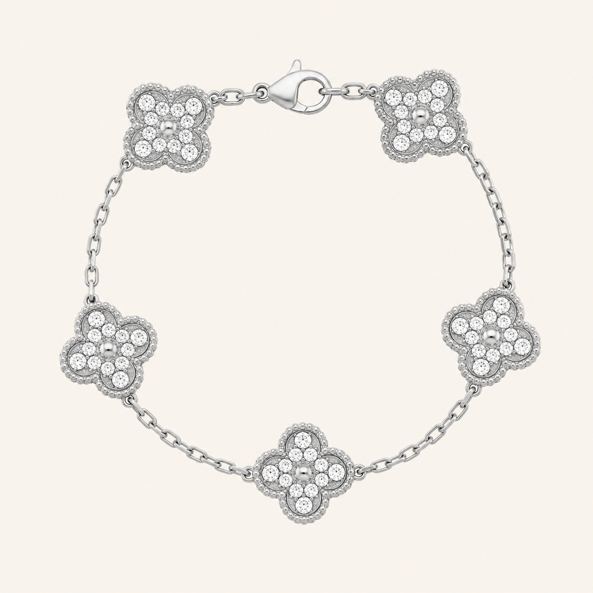 CLOVER | Bracelet en argent Prestige