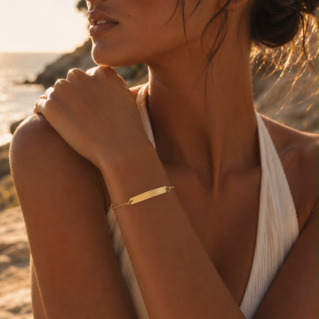 Signature Identity Bar Bracelet