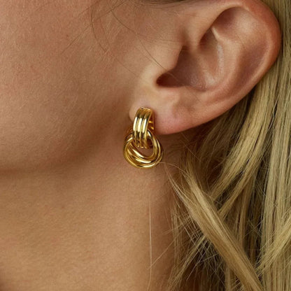 Luna Layer Hoop Earrings