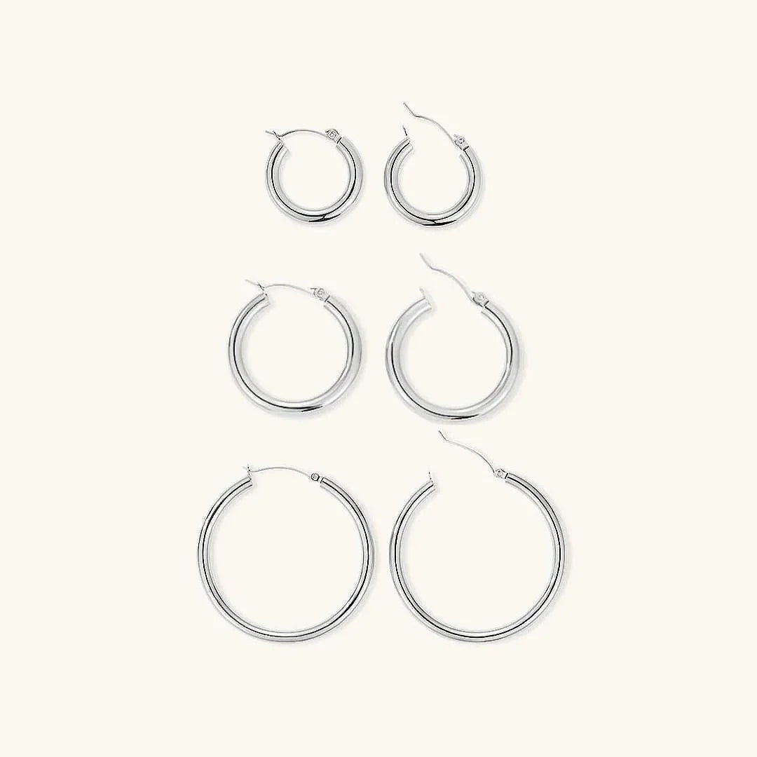 Bold Round Hoops