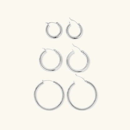 Bold Round Hoops