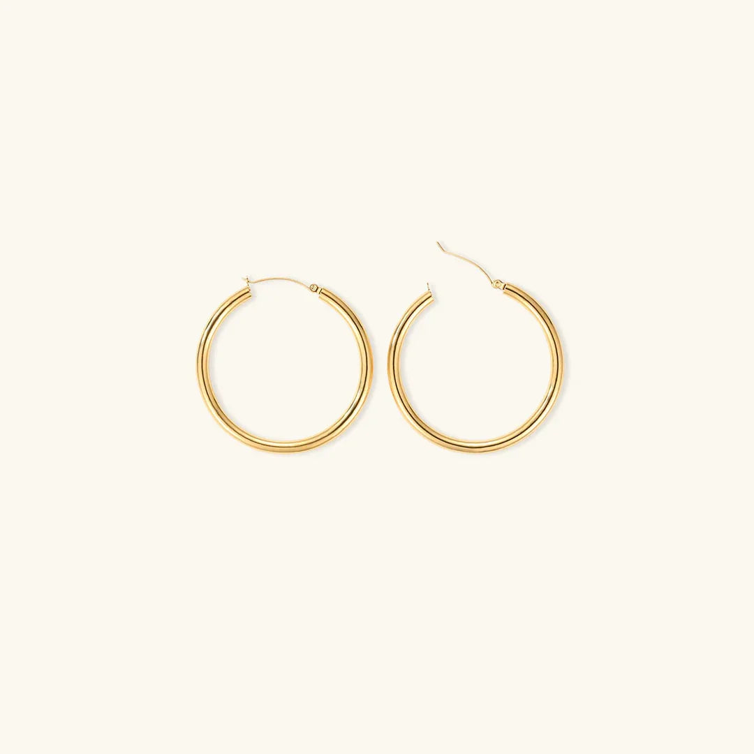 Bold Round Hoops
