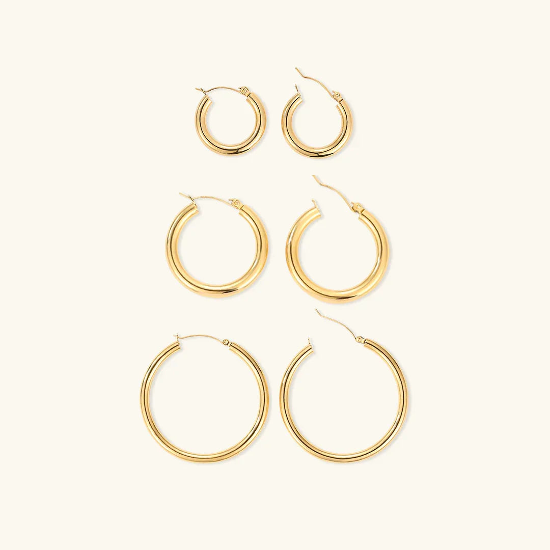 Bold Round Hoops