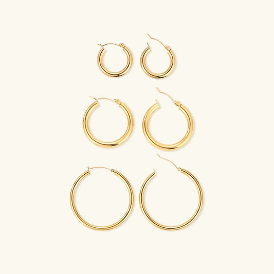 Bold Round Hoops