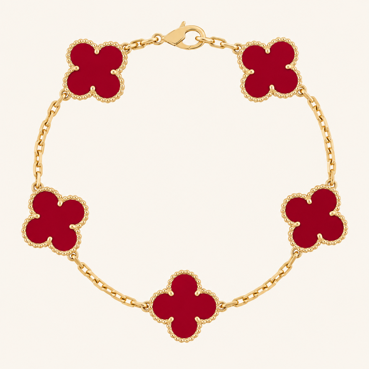 CLOVER | Red Bracelet