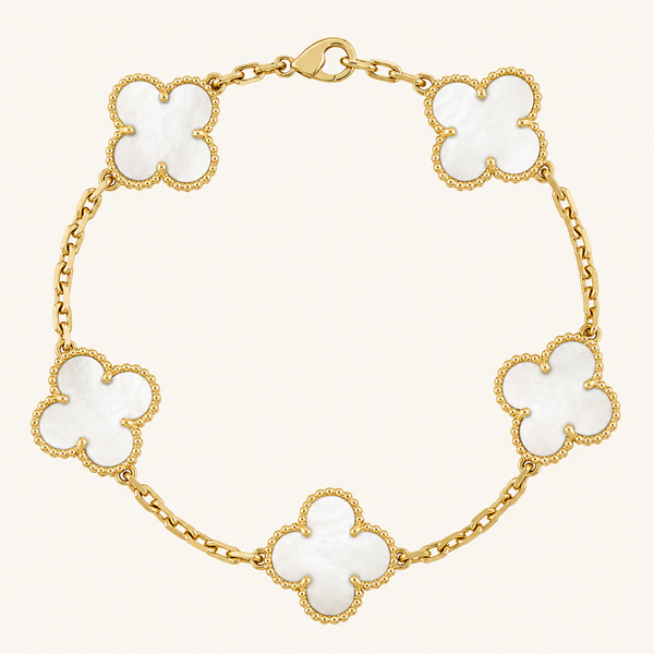 CLOVER | White Bracelet