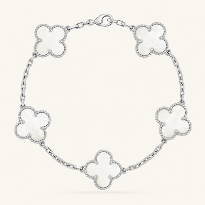 CLOVER | White Bracelet