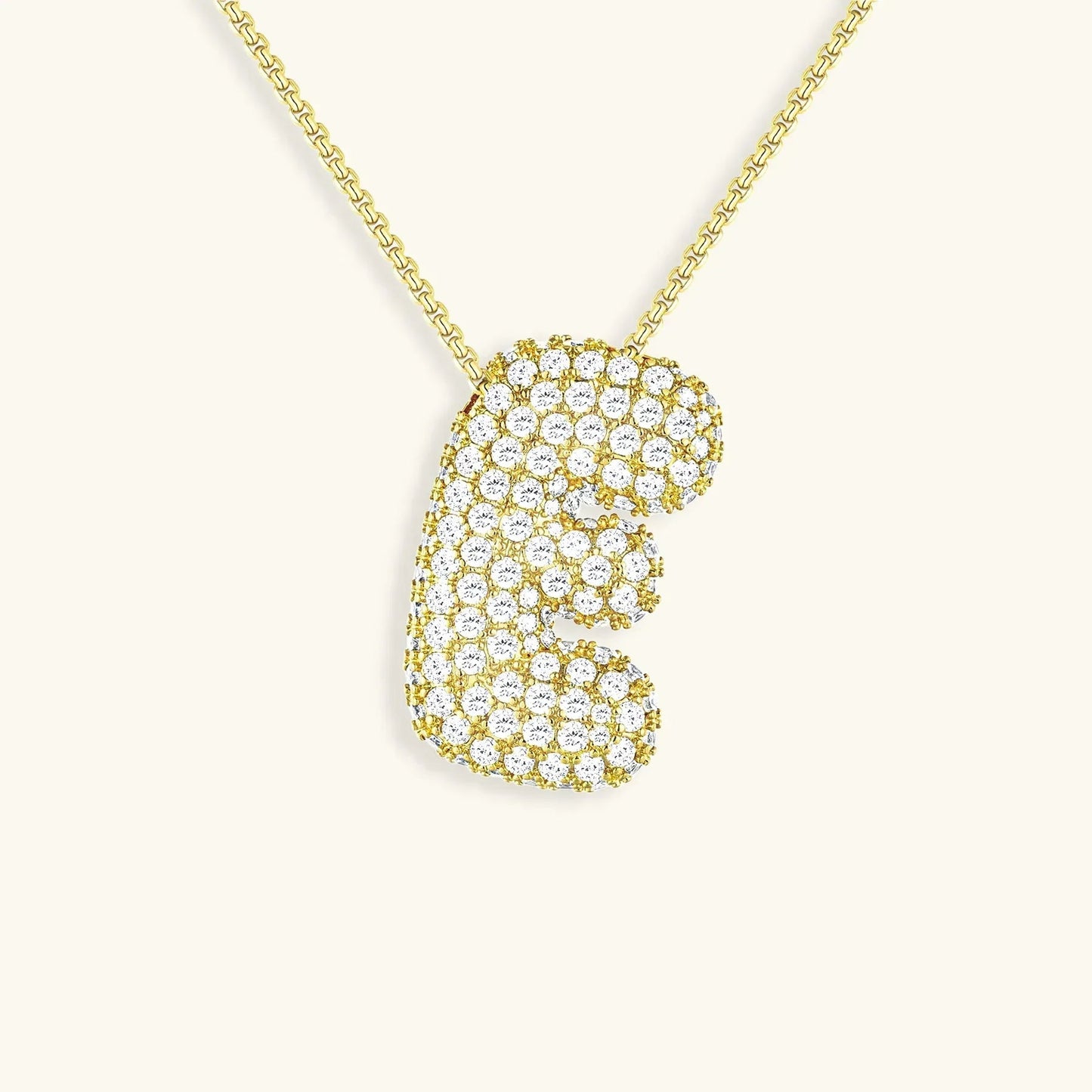 Initial Bubble Necklace