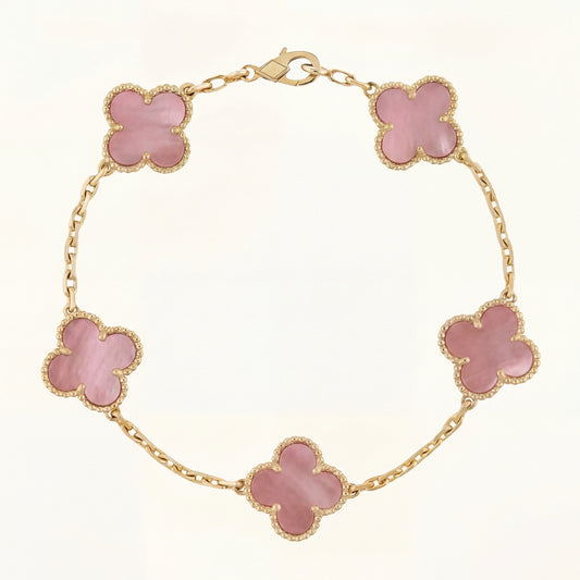CLOVER | Bracciale rosa