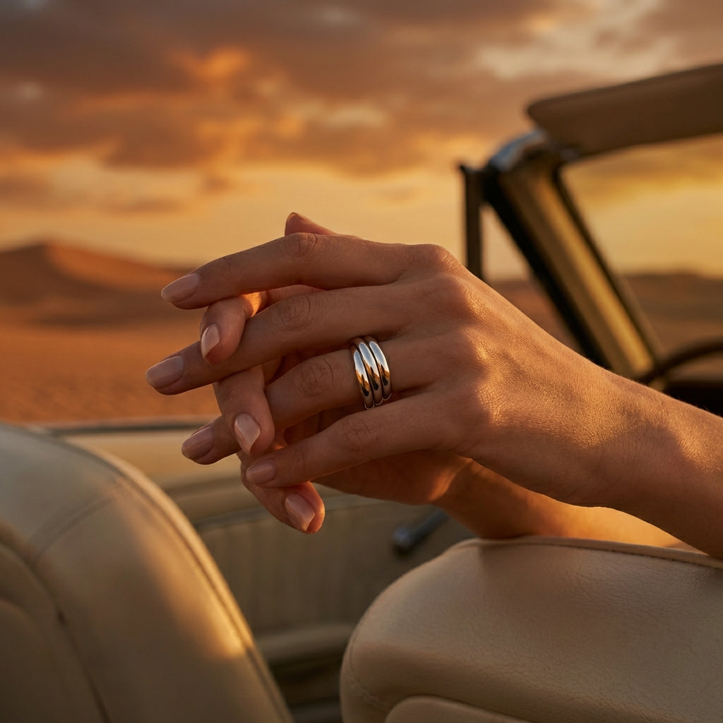 Aurelia Triple Band Ring