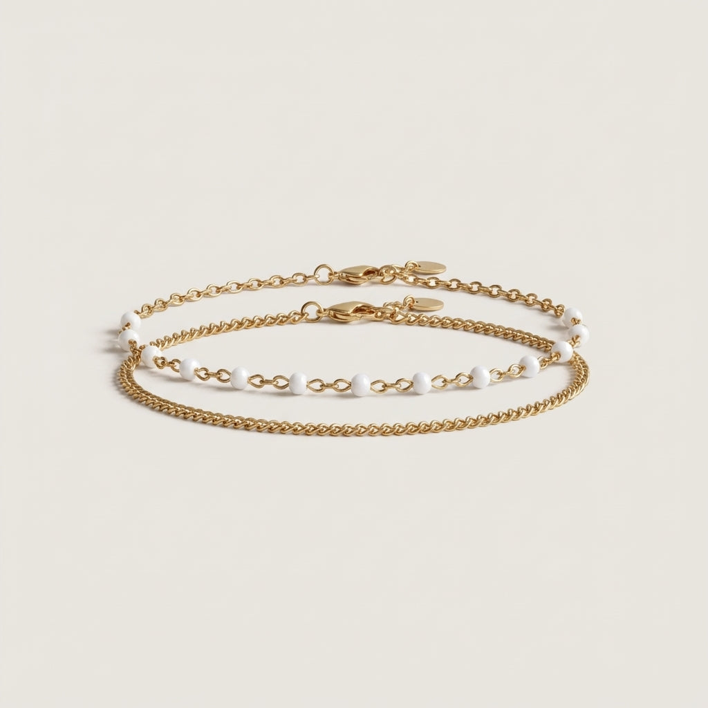 Aurelia Duo Bead Bracelet