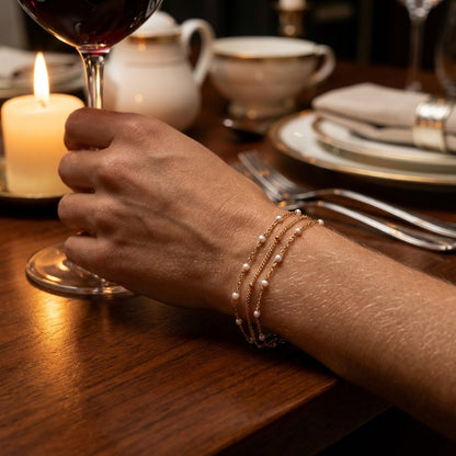 Aurelia Duo Bead Bracelet