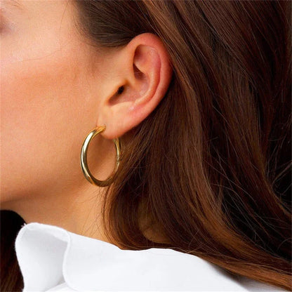 Bold Round Hoops