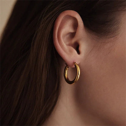 Bold Round Hoops
