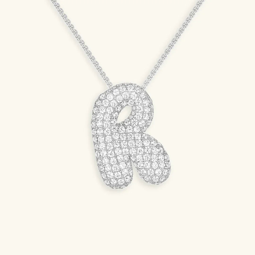 Initial Bubble Necklace