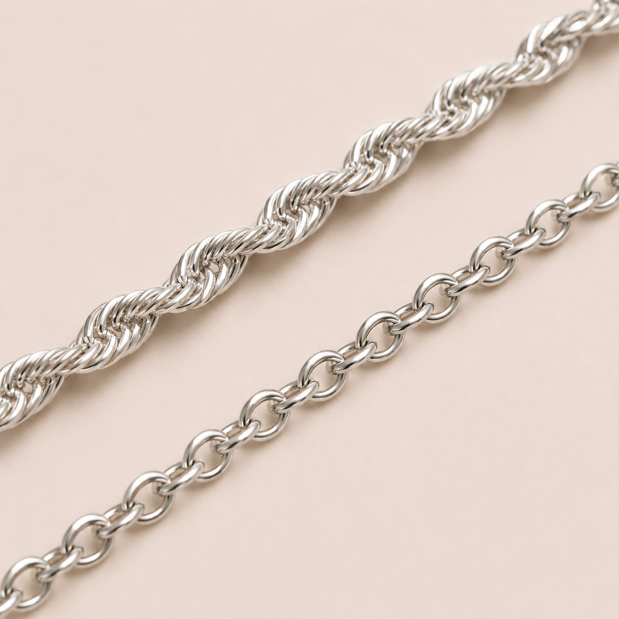 Pearl Layered Silver Necklace