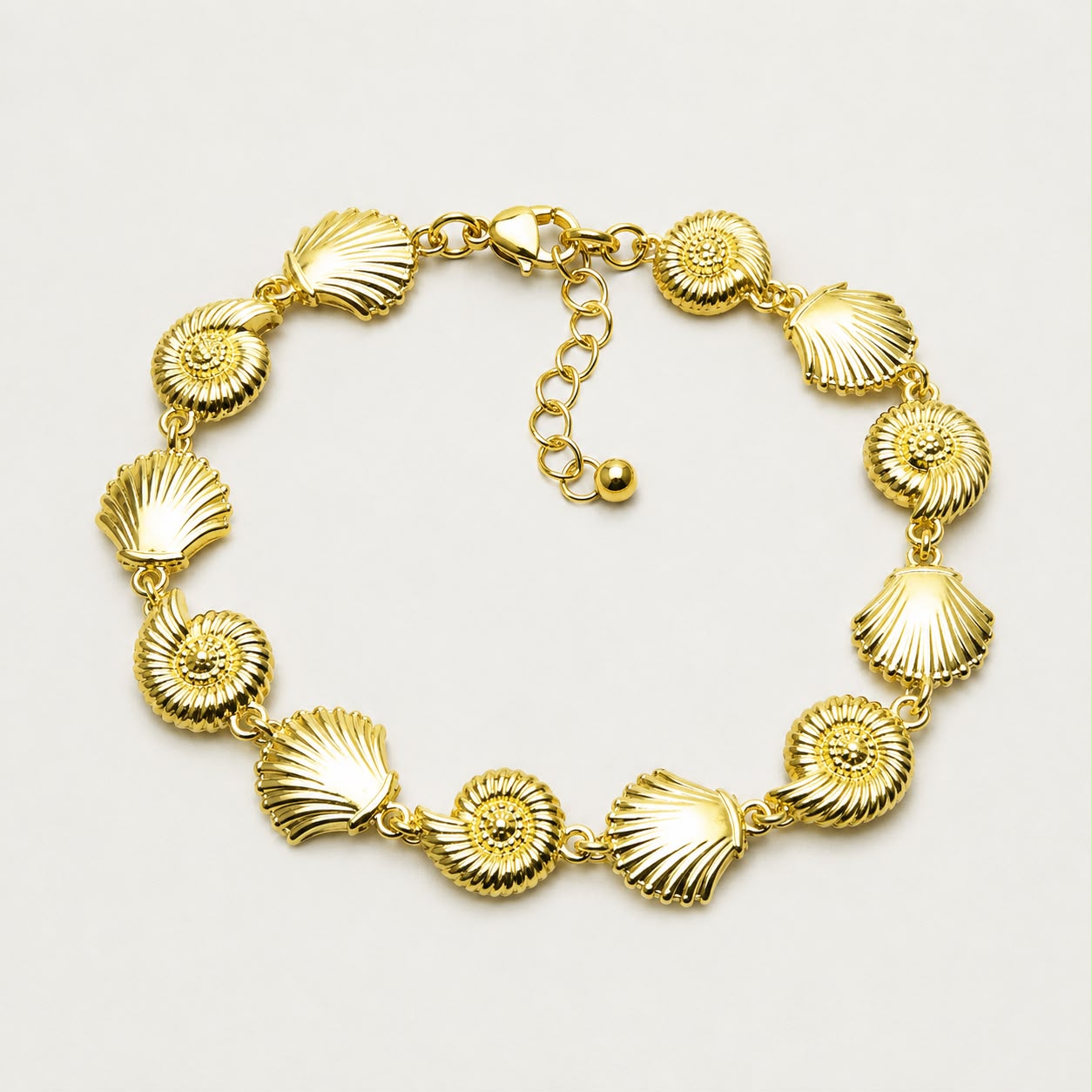 Shell Charm Bracelet