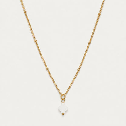 Celeste Clover Charm Necklace