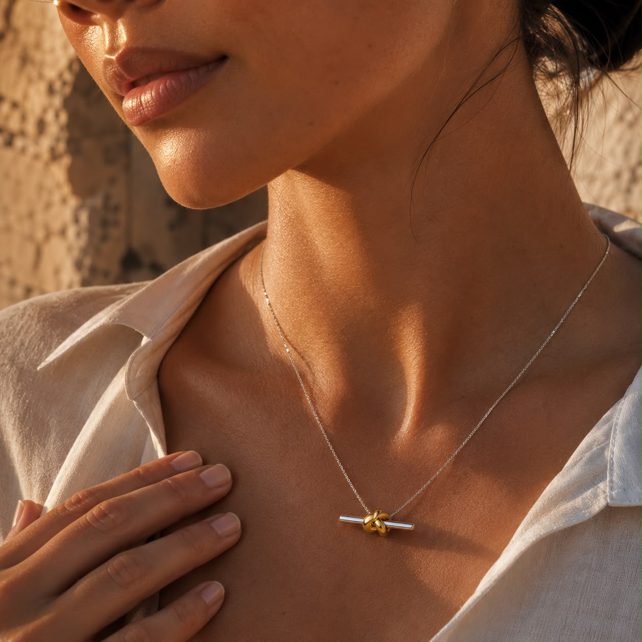 Liora Knot Pendant Necklace