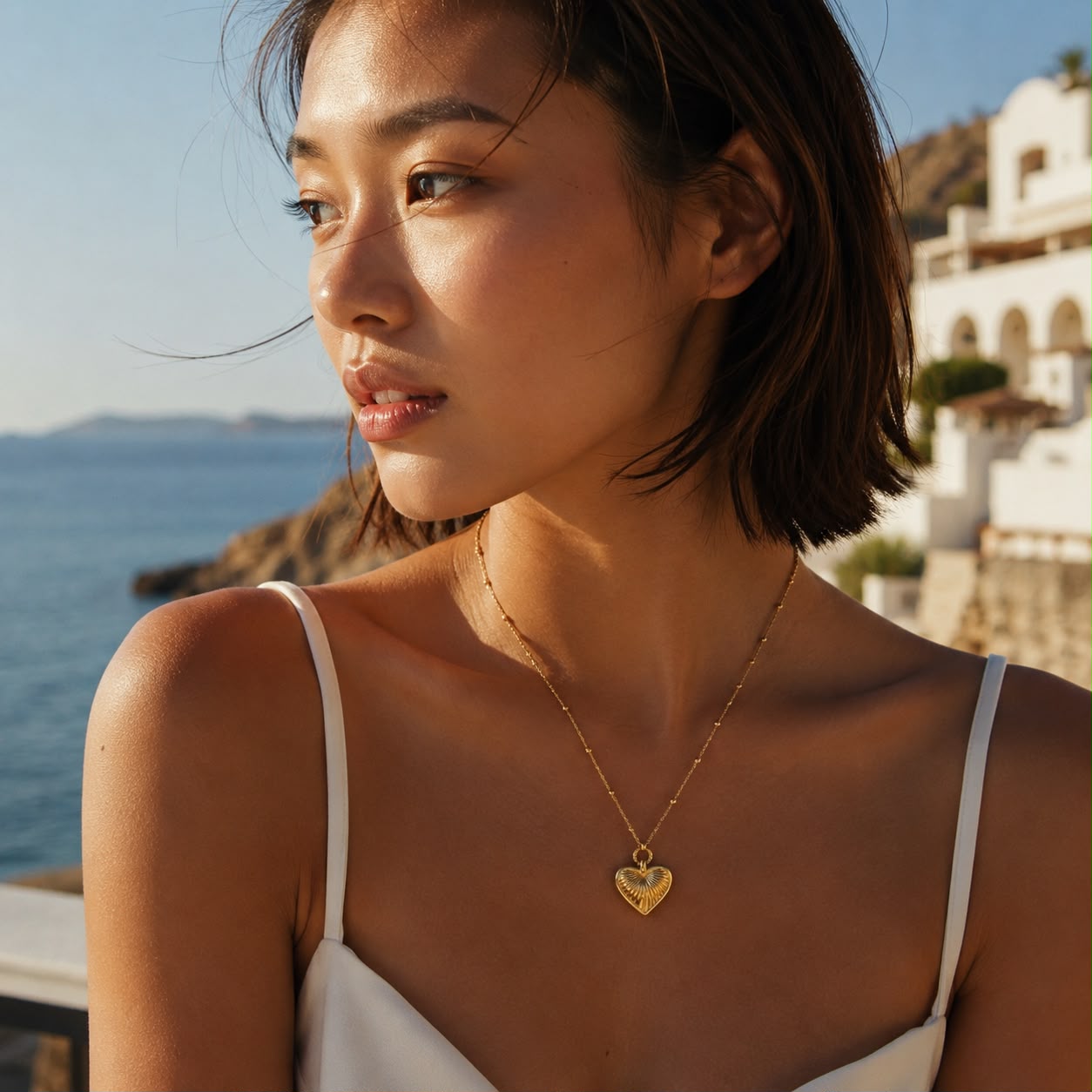 Solea Heart Pendant Necklace