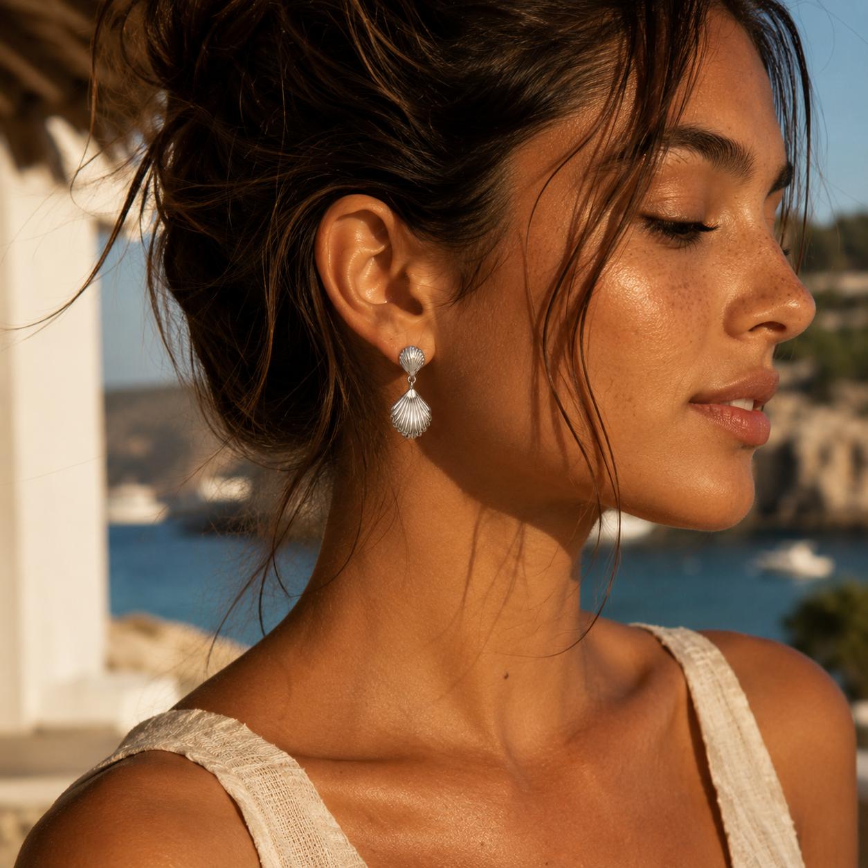 Seabreeze Shell Earrings