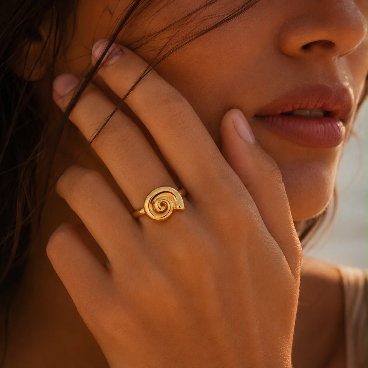 Solstice Swirl Ring