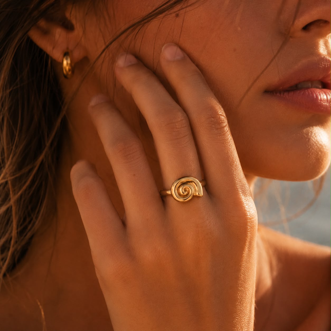 Solstice Swirl Ring