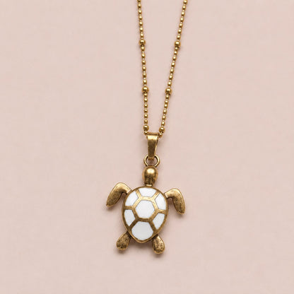 Ocean Guardian Turtle Necklace Set