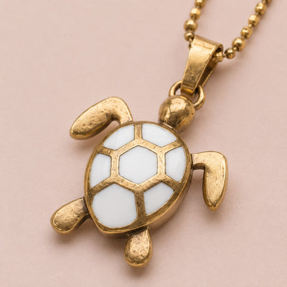 Ocean Guardian Turtle Necklace Set