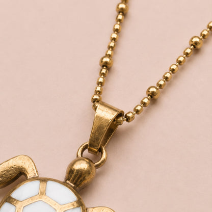 Ocean Guardian Turtle Necklace Set