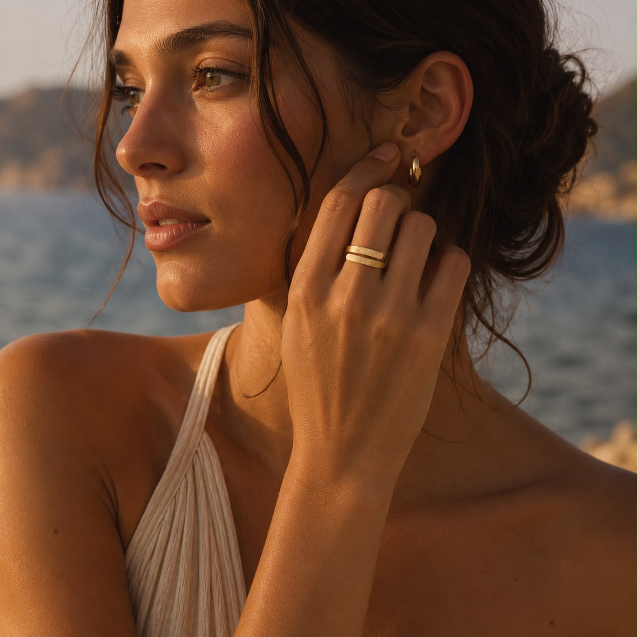 Harmony Inscribed Open Ring