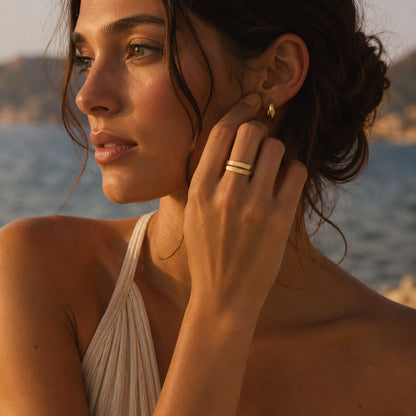 Harmony Inscribed Open Ring