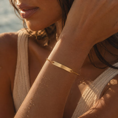Signature Identity Bar Bracelet