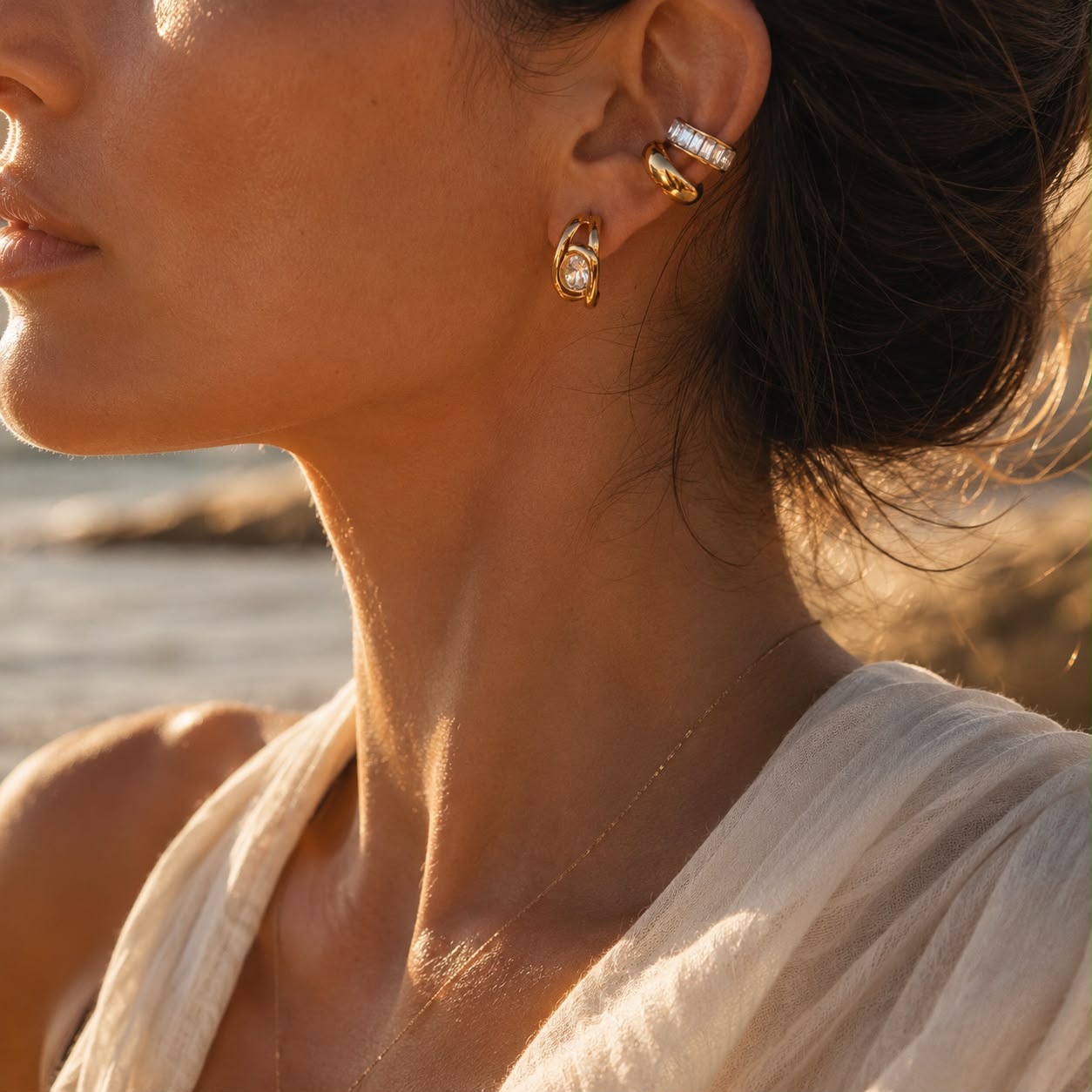 Aurora Gold Ear Stack Set