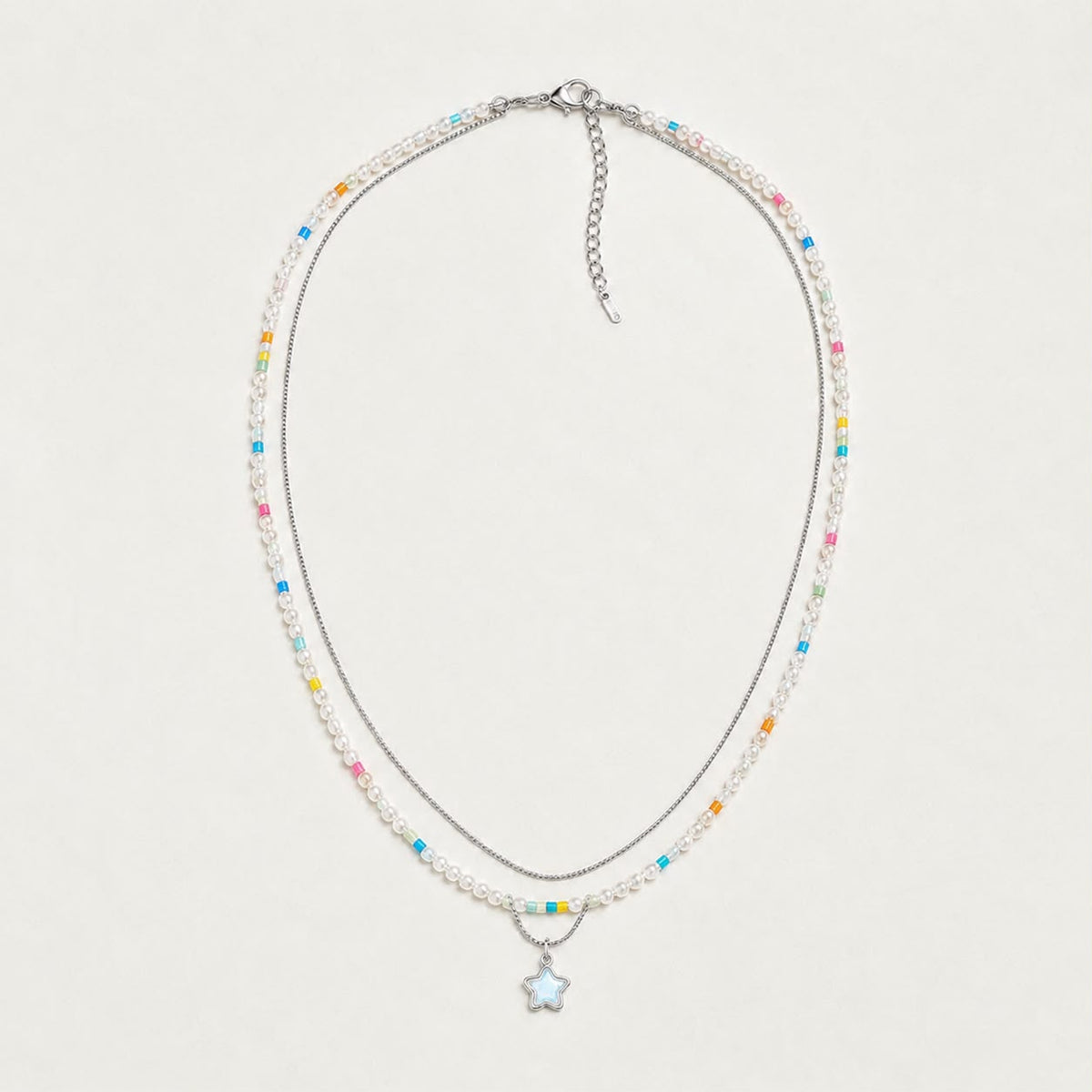 Star Pearl Layered Necklace