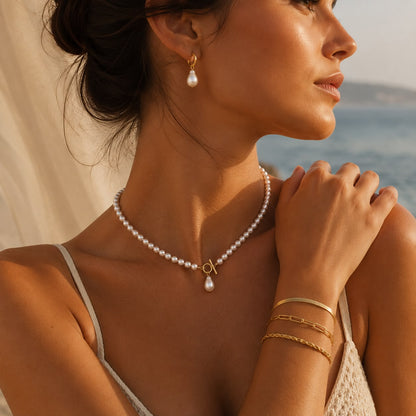 Celeste Pearl Jewellery Set