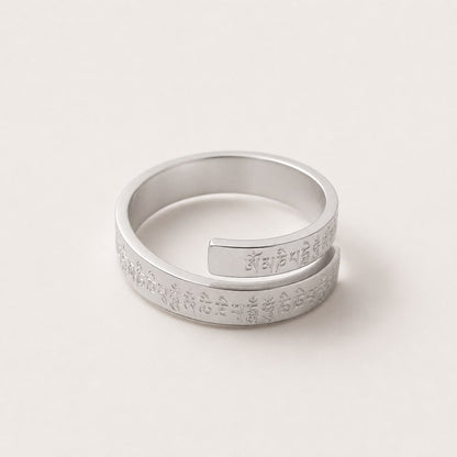 Harmony Inscribed Open Ring
