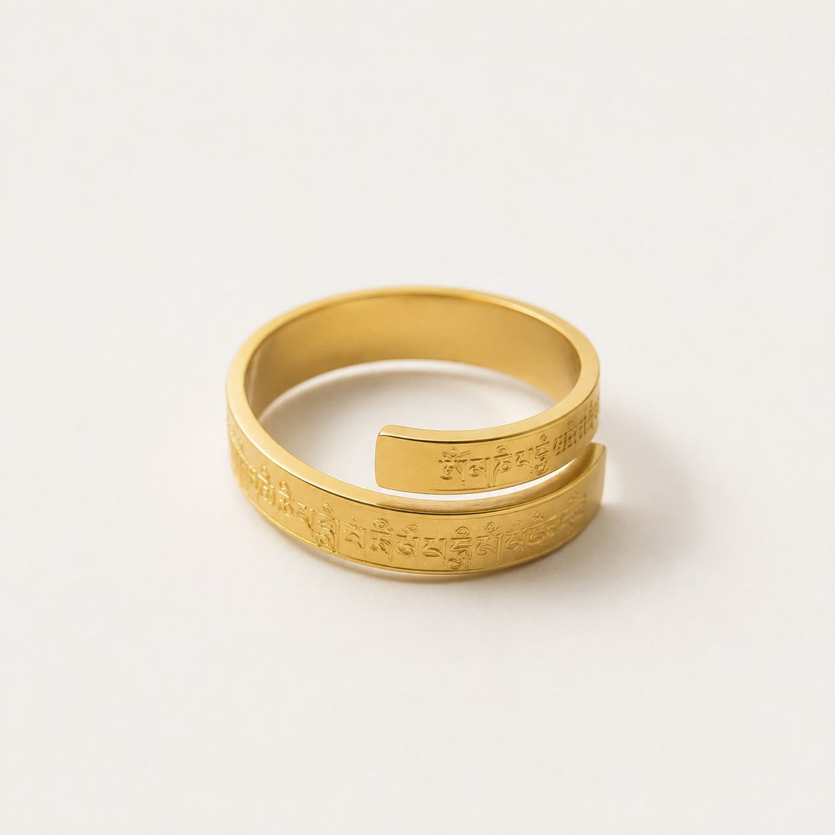 Harmony Inscribed Open Ring