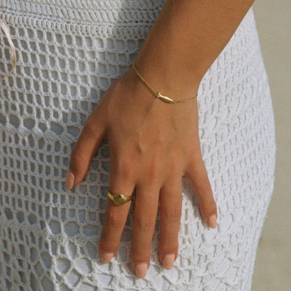Aqua Charm Bracelet